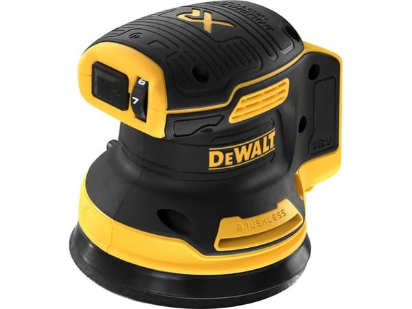 DeWALT DCW210NT-XJ, Epäkesko hiomakone, Musta, Keltainen, 8000 RPM, 12000 RPM, 12,5 cm, Akku