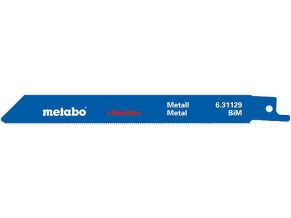 Metabo 631129000, Puukkosahanterä, Metalli, Kaksoismetalli, Sininen, Valkoinen, 1 mm, 0,9 mm
