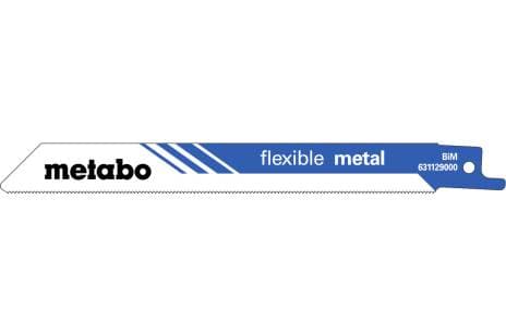Metabo 631129000, Puukkosahanterä, Metalli, Kaksoismetalli, Sininen, Valkoinen, 1 mm, 0,9 mm