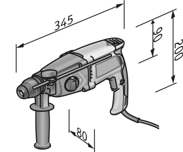 Flex FHE 2-22 SDS-plus SDS-Plus-Borehammer 710 W