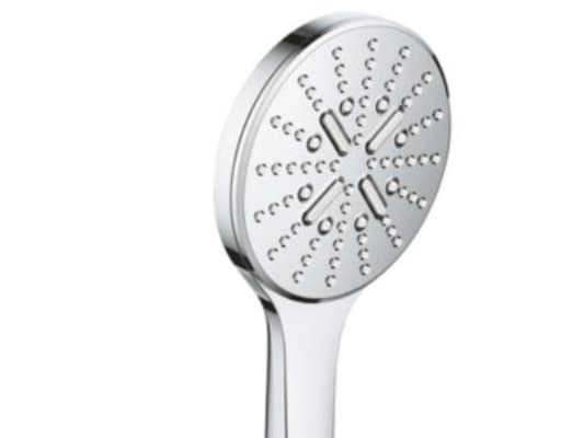 GROHE Rainshower SmartActive 130, Handhållet duschmunstycke, Krom, Vägg, 9,5 l/min