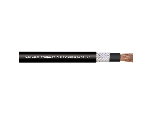 LAPP 1026549/100 Slæbekædekabel ÖLFLEX® CHAIN 90 CP 1 x 4 mm² Sort 100 m