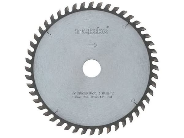 Metabo 628049000, MDF, Kryssfiner, Tre, 25 cm, 3 cm, Tungsten Carbide Tipped (TCT), 1,8 mm, 2,8 mm