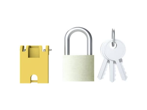 ABB GJF1101903R0003, Perinteinen riippulukko, Avainlukko, Ruostumaton teräs, 9 mm, 1,6 cm, 21 mm
