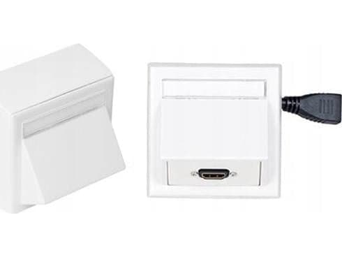 VivoLink Wall Connection Box - Utmonterat utgångshölje - väggmontering - HDMI