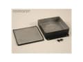 Miniatyrbild 2 av 2: Hammond Electronics 1590WQFBK Universalskåp 120 x 120 x 34 Aluminium Svart 1 st