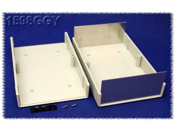 Hammond Electronics 1598GGY Instrumenttikaappi 250 x 160 x 76 ABS Grå 1 stk Hammond Electronics 1598GGY Instrumenttikaappi 250 x 160 x 76 ABS Grå 1 s