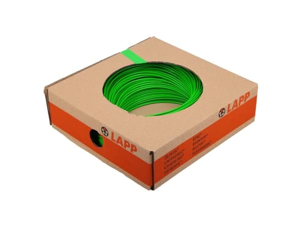 Lapp 4520121, Pienjännitekaapeli, vihreä, Polyvinyylikloridi (PVC), Cooper, 1,5 mm², 14,4 kg/km