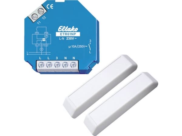 ELTAKO isolasjonsrelé 1S ETR61NP-230V+FK boksinstallasjon 230V 10A ETR61NP-230V+FK (61100631)