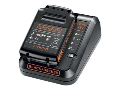 Black & Decker Power Connect - Batteriladdare + batteri - Li-Ion - 1.5 Ah - 1 x batterier laddas - 1 A - för BLACK+DECKER BCD003, BDCDC18, BDCDS18, B