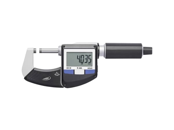 HELIOS PREISSER IP65 1866410 Mikrometri Digitaalisella näytöllä 0 - 25 mm Lukema: 0.001 mm