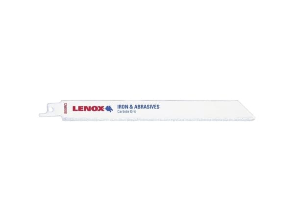 LENOX 20576800RG, Sticksågsblad, Tegel, Keramiska, Glasfiber, Marmor, Kakel, Karbid, Vit, 20,3 cm, 1 styck