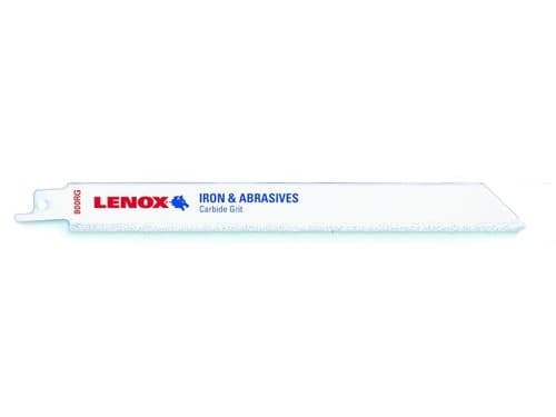 LENOX 20576800RG, Sticksågsblad, Tegel, Keramiska, Glasfiber, Marmor, Kakel, Karbid, Vit, 20,3 cm, 1 styck