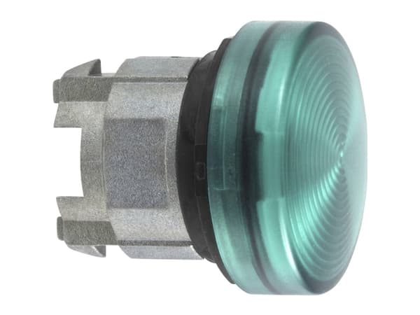 Schneider Electric ZB4, Knapp, Grön, Universal LED, IP66, IK06, Klass I