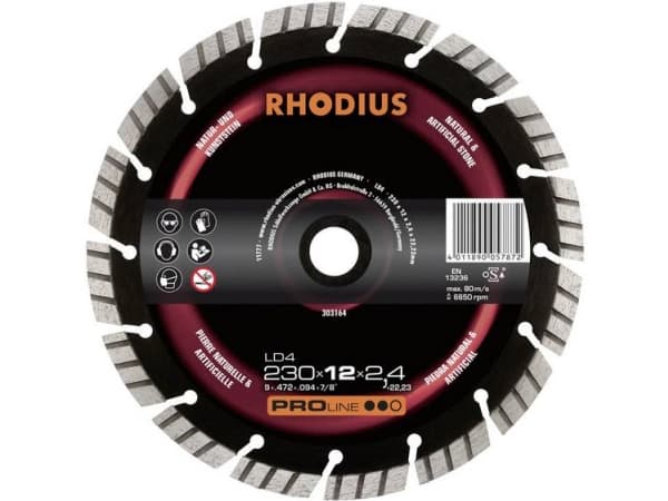 Rhodius 303161 Diamantskivor Diameter 125 mm 1 st
