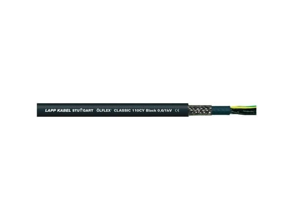 LAPP ÖLFLEX® CLASSIC 110 CY BLACK Styreledning 4 x 0.75 mm² Sort 1121236/500 500 m