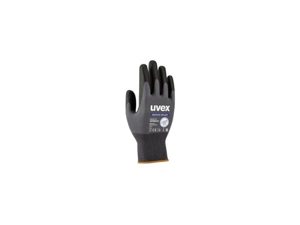 Uvex 6004912, Svart, Grå, Vuxen, Vuxen, Unisex, 1 styck, Elastan, Polyamid