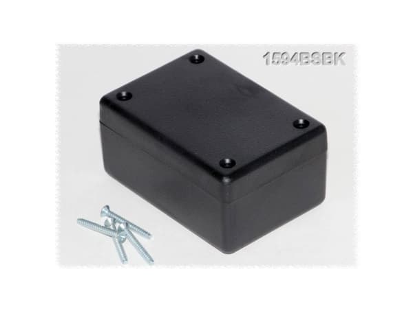 Hammond Electronics 1594BSBK Universalkabinetti 81 x 56 x 40 ABS Lajittele 1 kpl 1 kpl