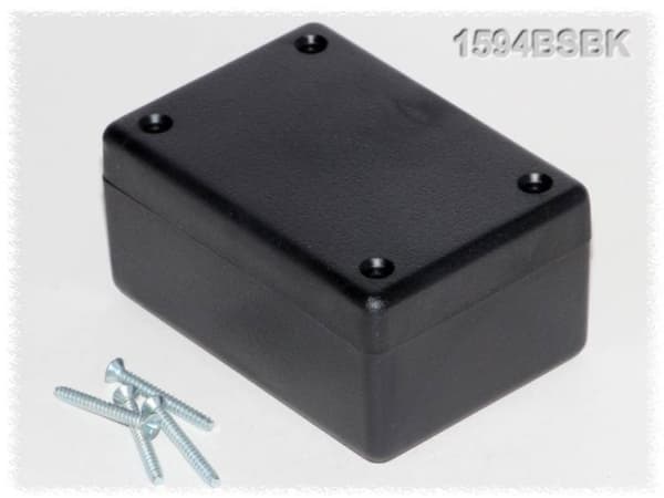 Hammond Electronics 1594BSBK Universalkabinetti 81 x 56 x 40 ABS Lajittele 1 kpl 1 kpl