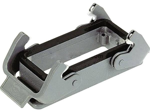 HARTING HAN B-kontakt Chassihus typ 10Bmetal,ytmontering med låsbygel