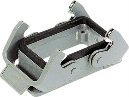 HARTING HAN B-kontakt Chassihus typ 10Bmetal,ytmontering med låsbygel