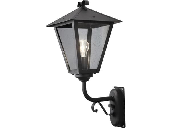 Konstsmide 434-750, Svart, Gjuten aluminium, IP23, E27, 1 lampor, AC