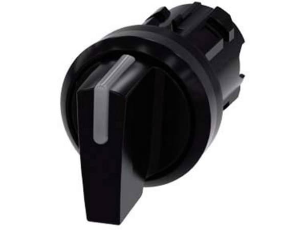 Siemens 3SU10022BL100AA0 3SU1002-2BL10-0AA0 Kääntökytkin Kiinnityslaite Musta 2 x 45° 1 kpl