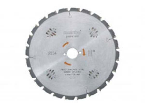 Metabo 628018000, Konstruksjons Tre med spiker, Tre, 40 cm, 3 cm, Tungsten Carbide Tipped (TCT), 2,5 mm, 4700 RPM