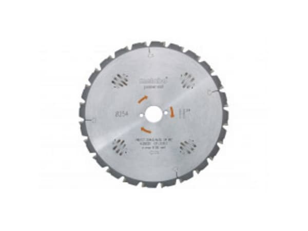 Metabo 628018000, Konstruksjons Tre med spiker, Tre, 40 cm, 3 cm, Tungsten Carbide Tipped (TCT), 2,5 mm, 4700 RPM