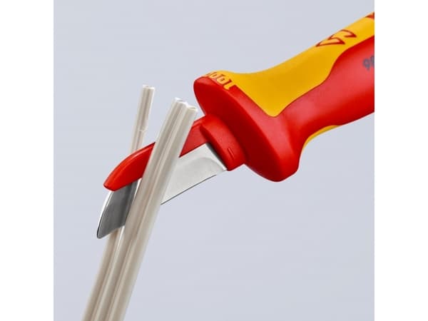 Knipex 98 54, Hånd kabelkutter, Rød, Gult, Plast, Stål, Rød, Gult, 5 cm, CE