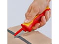 Miniatyrbilde 4 av 5: Knipex 98 54, Hånd kabelkutter, Rød, Gult, Plast, Stål, Rød, Gult, 5 cm, CE