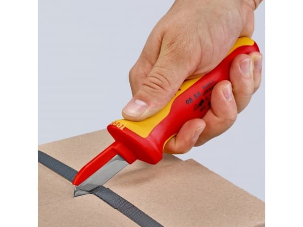 Knipex 98 54, Hånd kabelkutter, Rød, Gult, Plast, Stål, Rød, Gult, 5 cm, CE