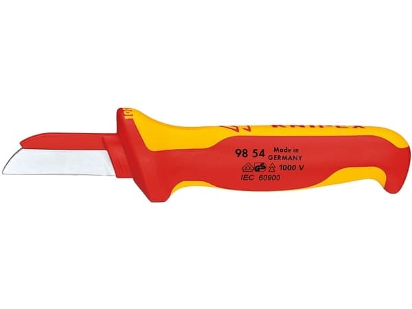 Knipex 98 54, Hånd kabelkutter, Rød, Gult, Plast, Stål, Rød, Gult, 5 cm, CE