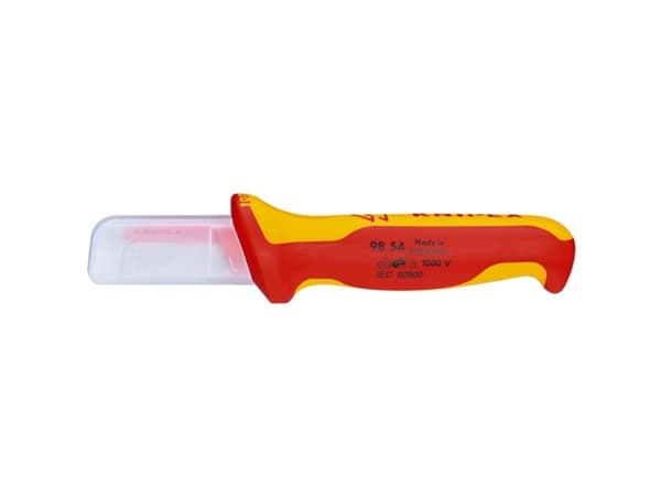 Knipex 98 54, Hånd kabelkutter, Rød, Gult, Plast, Stål, Rød, Gult, 5 cm, CE
