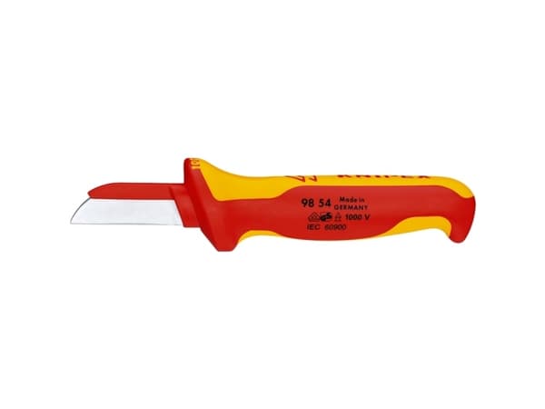 Knipex 98 54, Hånd kabelkutter, Rød, Gult, Plast, Stål, Rød, Gult, 5 cm, CE