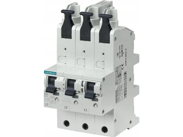 Siemens 5SP38632 5SP3863-2 Beskyttelseskontakt til hovedledning 63 A 230 V, 400 V
