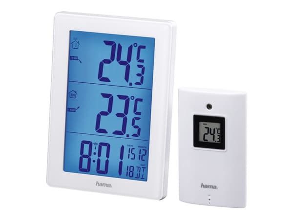 Hama EWS-3000 - Termometer - digital - hvit