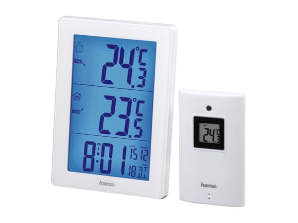 Hama EWS-3000 - Termometer - digital - hvit