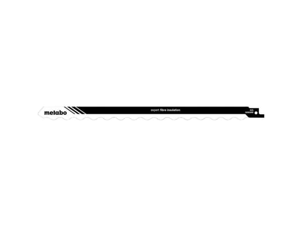 Metabo 626563000, Sticksågsblad, Stål med hög kolhalt (HCS), Svart, Vit, 1,27 mm, 30 cm, 2 styck
