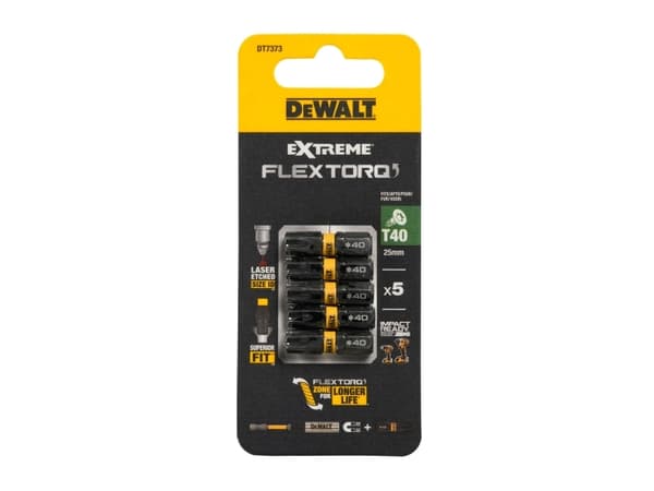 dewalt ruuvimeisselit t40x25 mm (5 kpl)