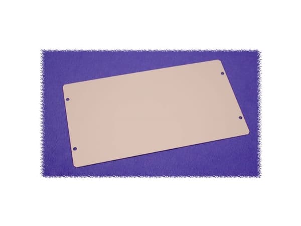 Hammond Electronics 1431-10 Kaapin kansi 194 x 76 x 1 Teräksen harmaa 1 kpl