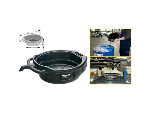 HAZET 197-2, Svart, Plastikk, 16 l, 1 stykker, CE, 1,06 kg