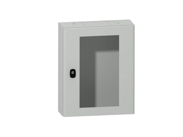 Schneider Electric NSYS3DM5415T Kaappi 400 x 500 x 150 Teräs Harmaa-valkoinen (RAL 7035) 1 kpl