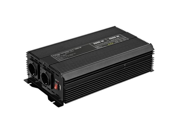 Goobay 58891, Universel, 12 - 13.8 V, 2000 W, 230 V, Sort, DC-AC, DC-AC