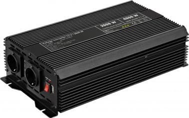 Goobay 58891, Universel, 12 - 13.8 V, 2000 W, 230 V, Sort, DC-AC, DC-AC