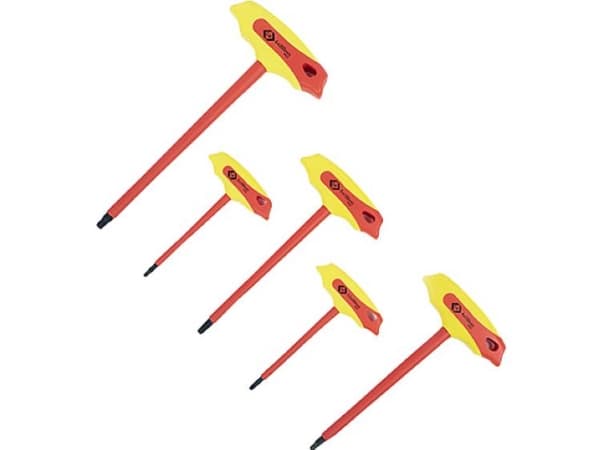 C.K. T4422 SET VDE Kuusiokoloavainsarja Leveys: 3 mm, 3,5 mm, 4 mm, 5 mm, 6 mm