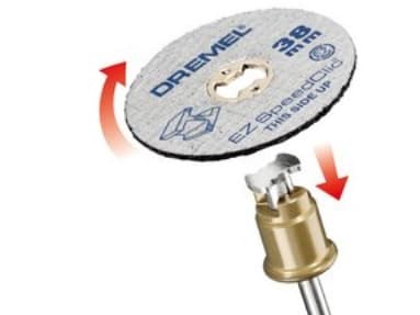 Dremel EZ SpeedClic Starter Set SC406 - Skjæreplate - 2 deler - 38 mm - for EZ SpeedClic SC402