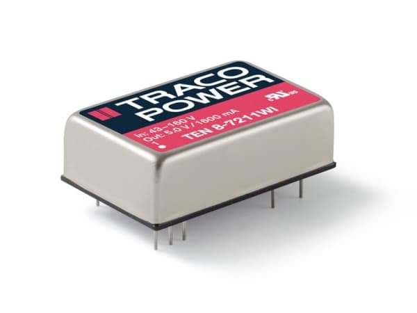 Traco Power TEN 8-4812WI, 20,3 mm, 10,2 mm, 31,8 mm, 18 g, 8 W, 18-75 V