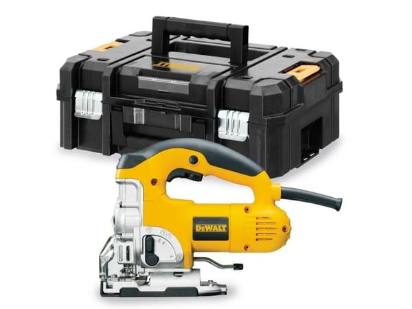 DeWALT DW331KT-QS, Sortera, Gul, 45°, 2,6 cm, Strøm, 701 W, 2,8 kg