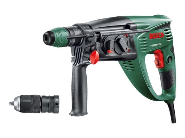 Bosch PBH 3000-2 FRE - Roterende hammer - 750 W - 2 hastigheter - 3-modus - SDS-plus - 2.8 joule